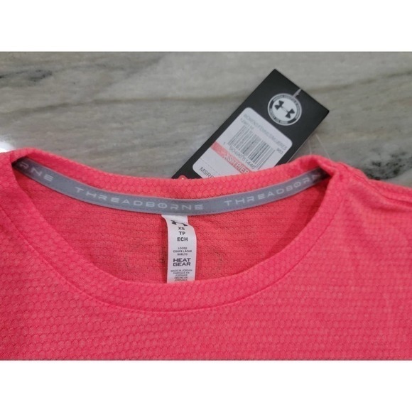 Under Armour Women's Threadborne Train Short Sleeve Crew Neck XS - Picture 4 of 9